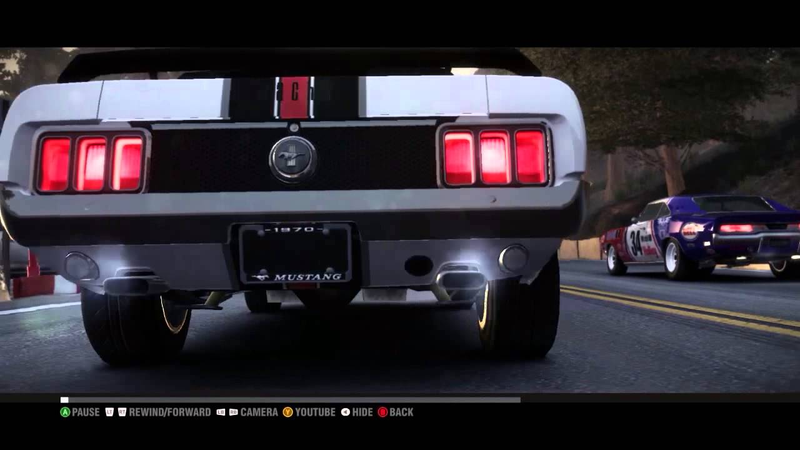 GRID 2 follows the change-based replay model, meaning you need to fast-forward for a while if you want to see the end of the race.